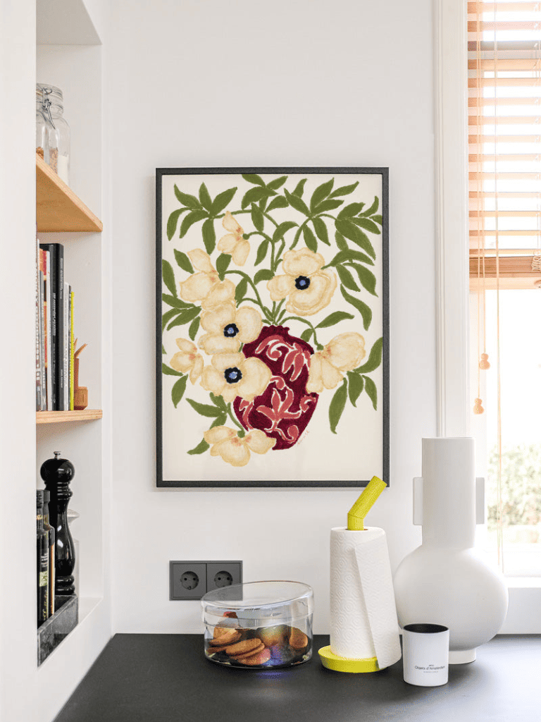 Affiche La Poire - Fleurs Blanches