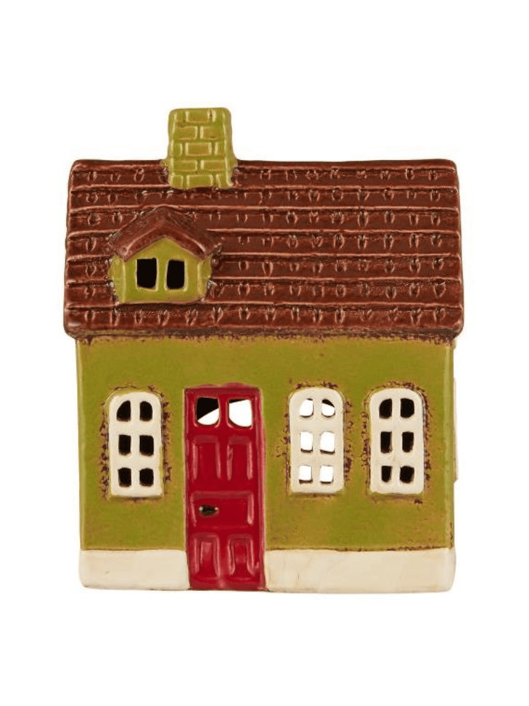 Photophore Maison - Céramique Verte