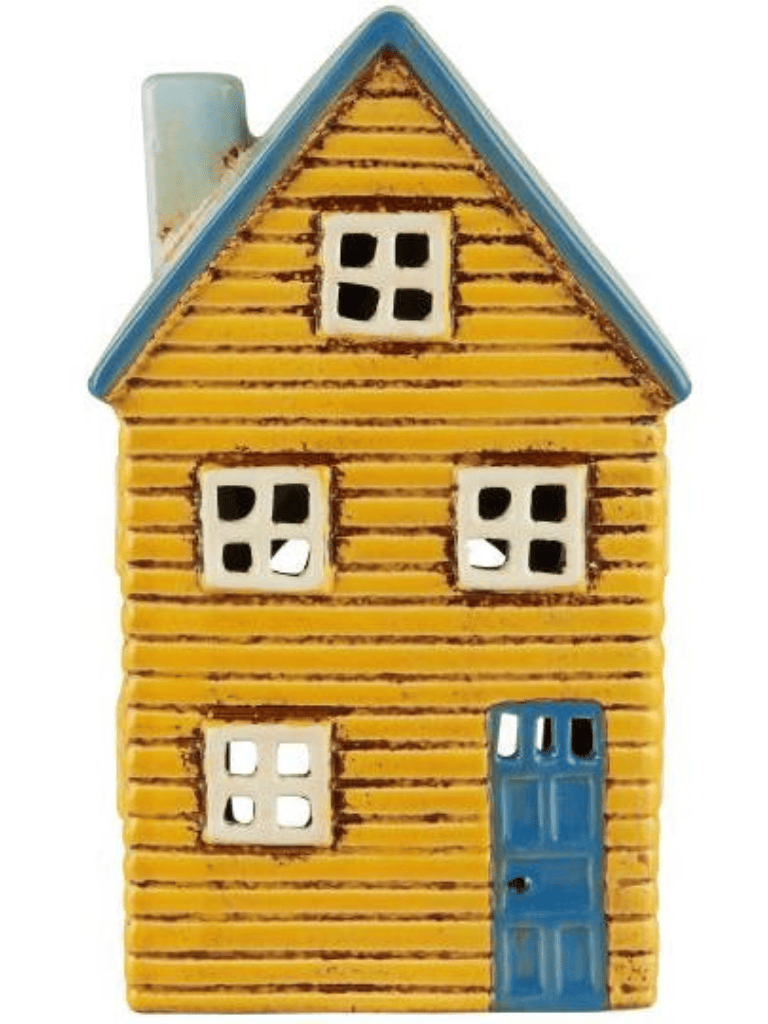 Photophore Maison - Céramique Jaune