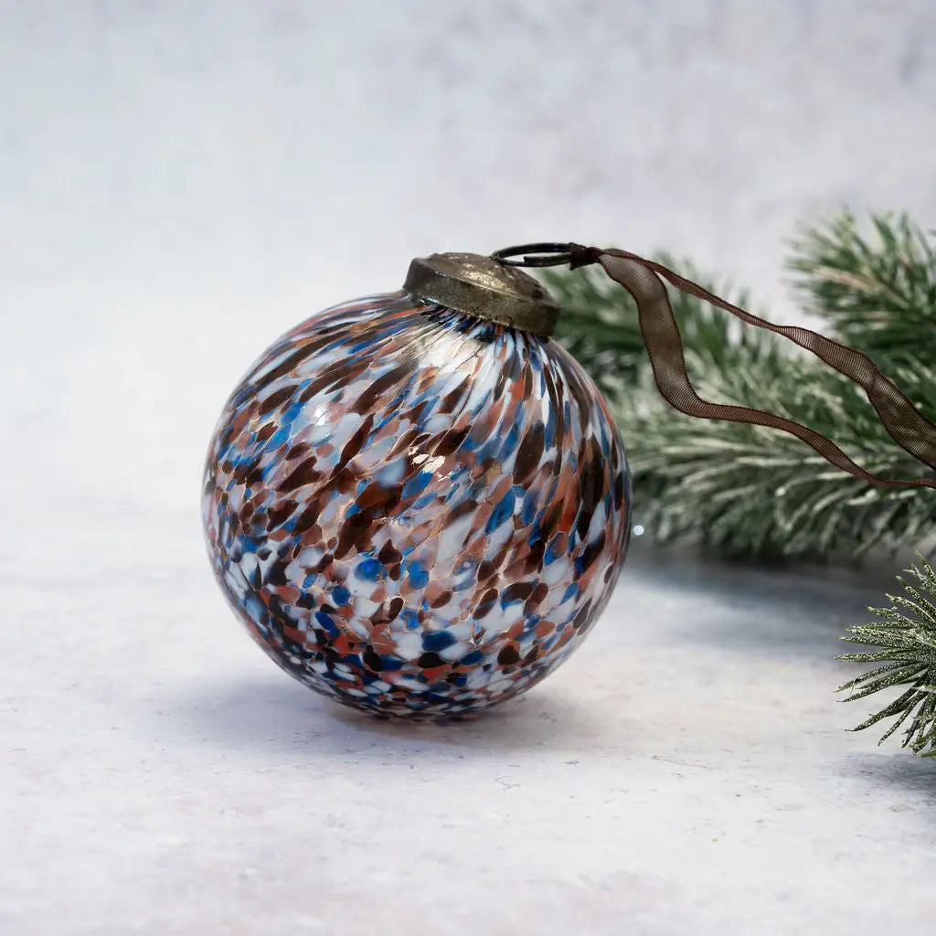Boule de Noël en Verre Multicolore