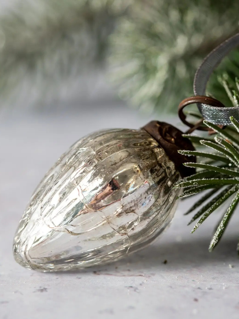 Mini Cone Verre Argente Bollywood Christmas