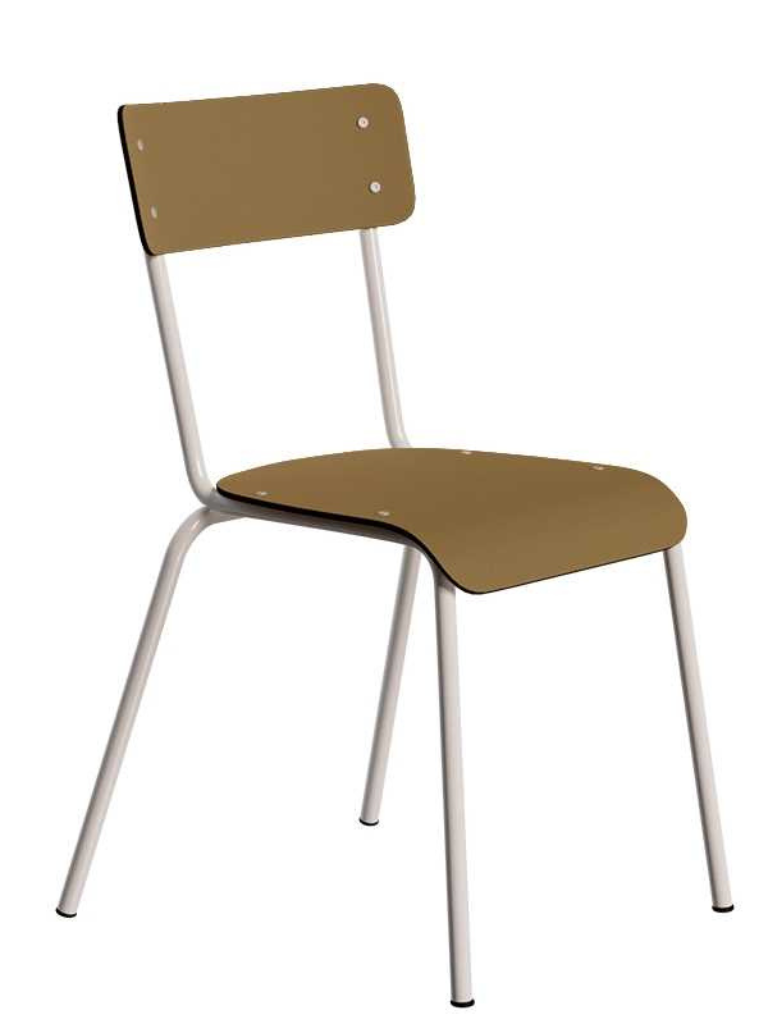 chaise les gambettes vue de trois quarts