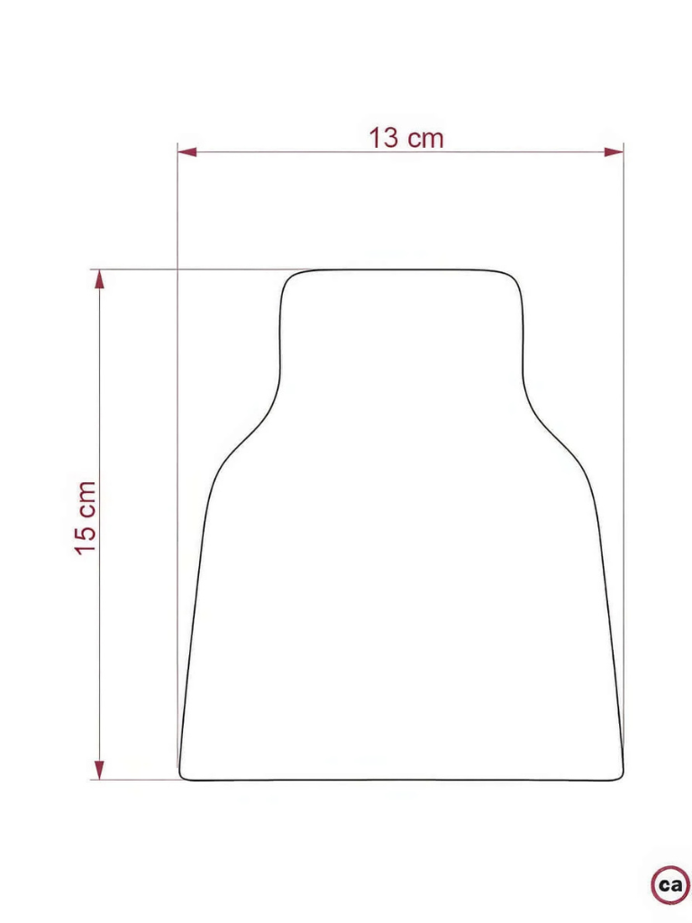 dessin dimensioçn céramique cloche