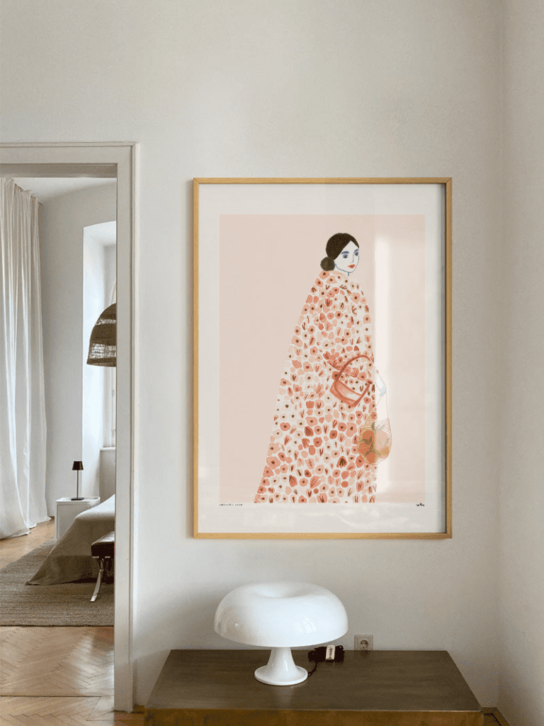 Affiche La Poire - Femme Sac d’Orange
