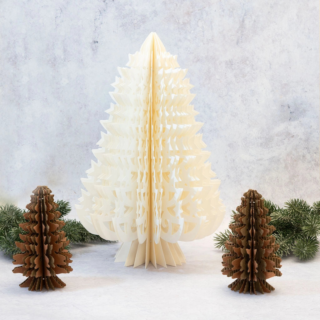 Sapin de Noël En Papier Découpé
