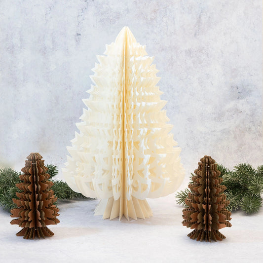 Sapin de Noël En Papier Découpé