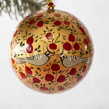 Petite Boule de Noël Oiseaux