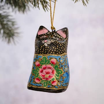 Chat de Noël Noir