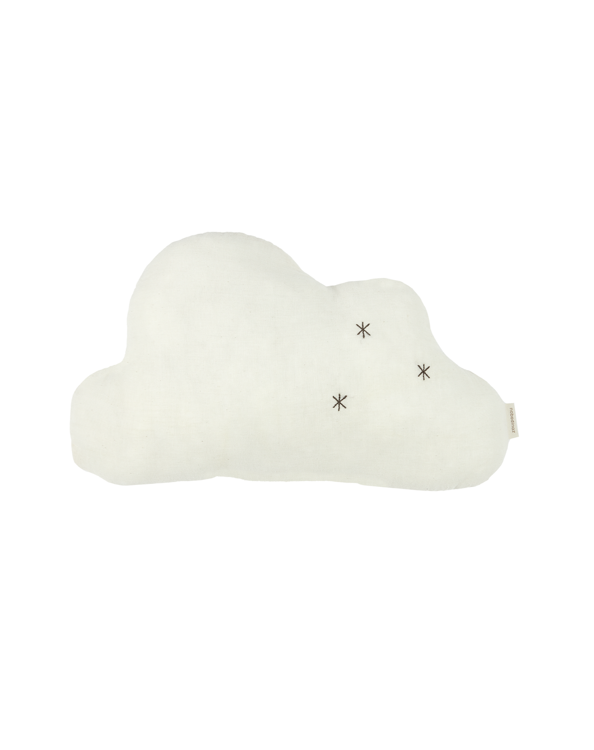 Coussin Nuage Blanc Étoilé Nobodinoz