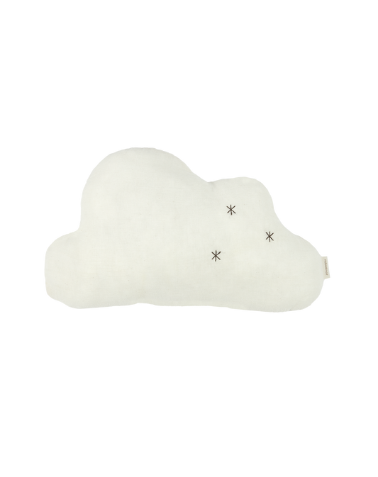 Coussin Nuage Blanc Étoilé Nobodinoz