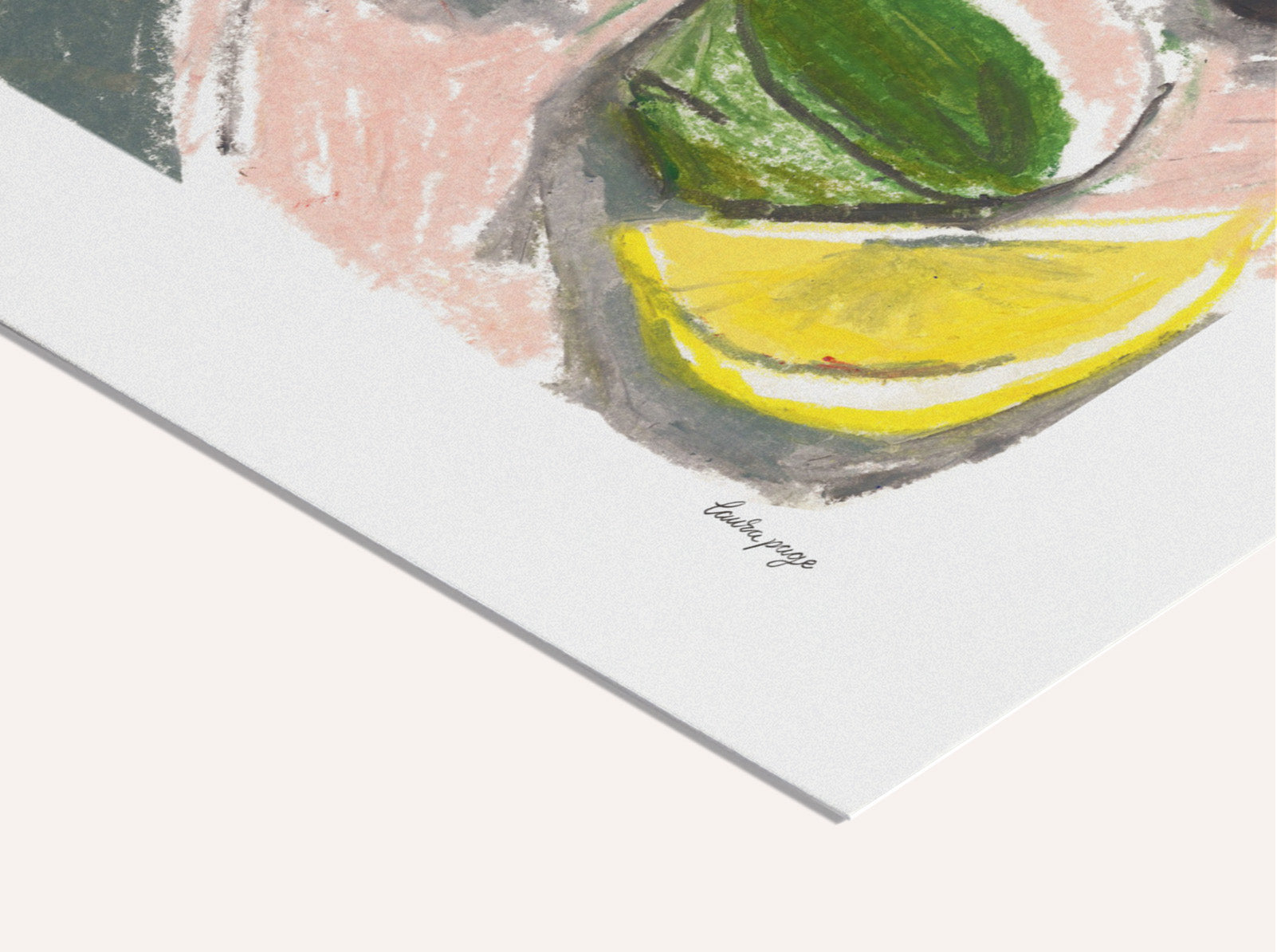 Affiche méditerranéenne Déjeuner Méditerranéen sur fond blanc, impression artistique sur papier épais