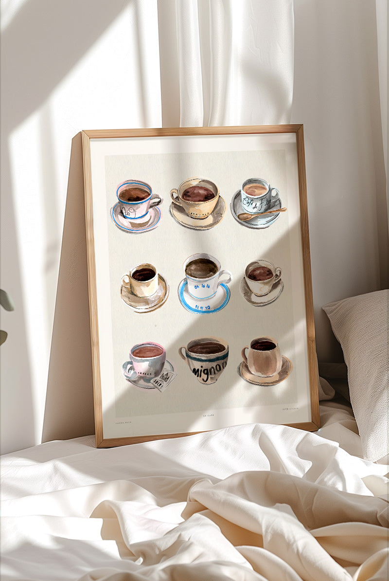 Affiche décorative Le Café dans un espace convivial