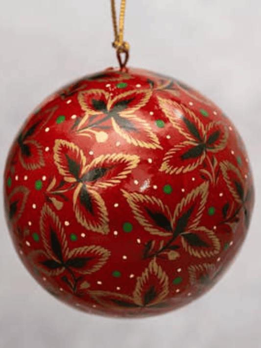 boule de noel papier maché