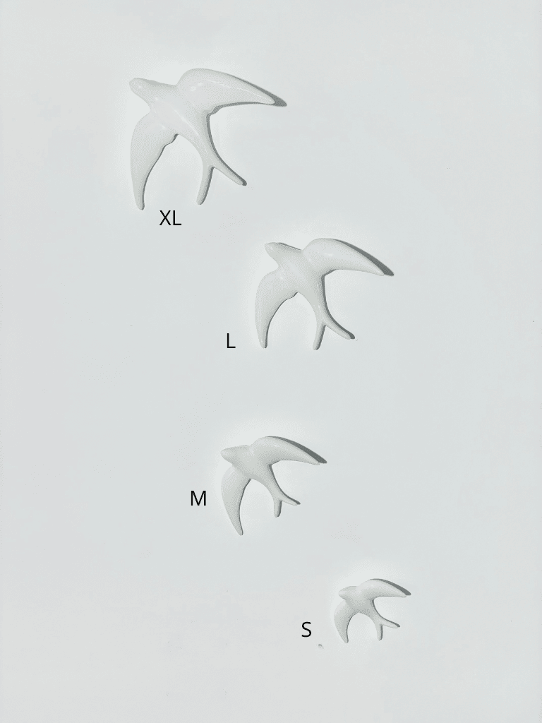 guide des tailles hirondelles blanches