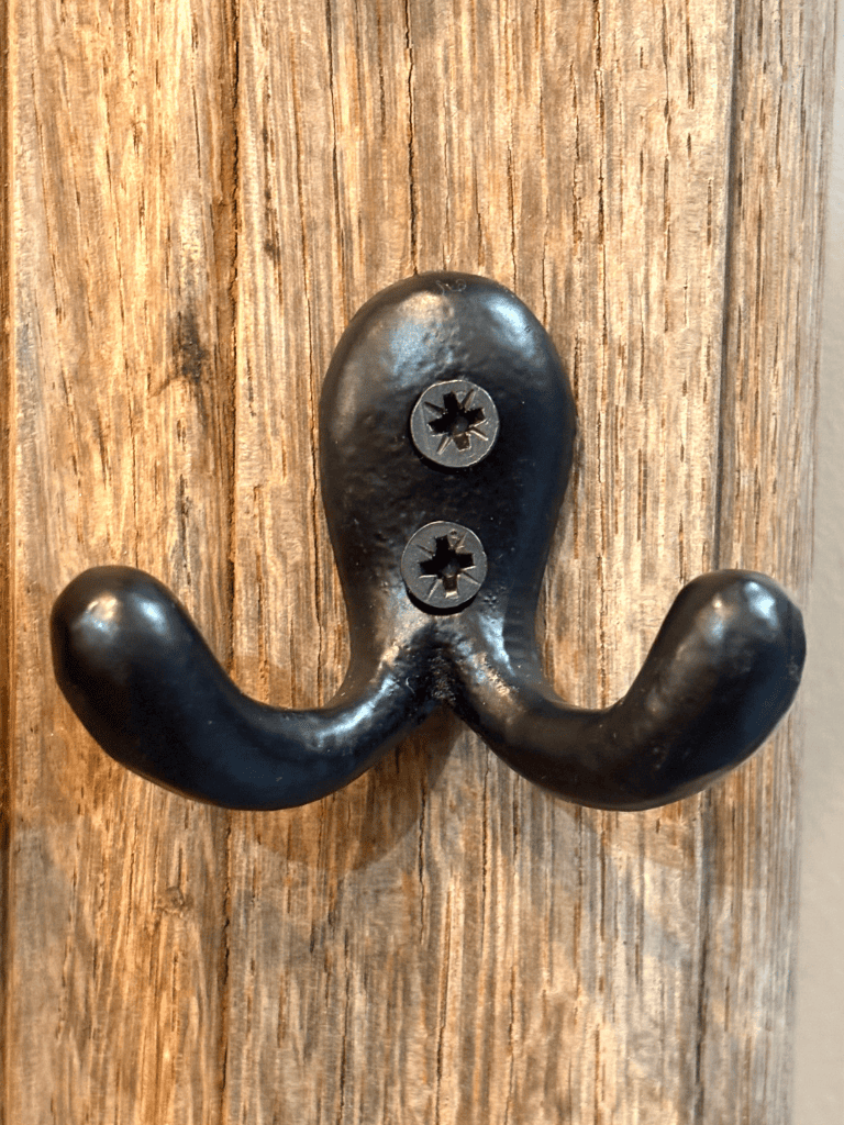 Mini double crochet mural noir