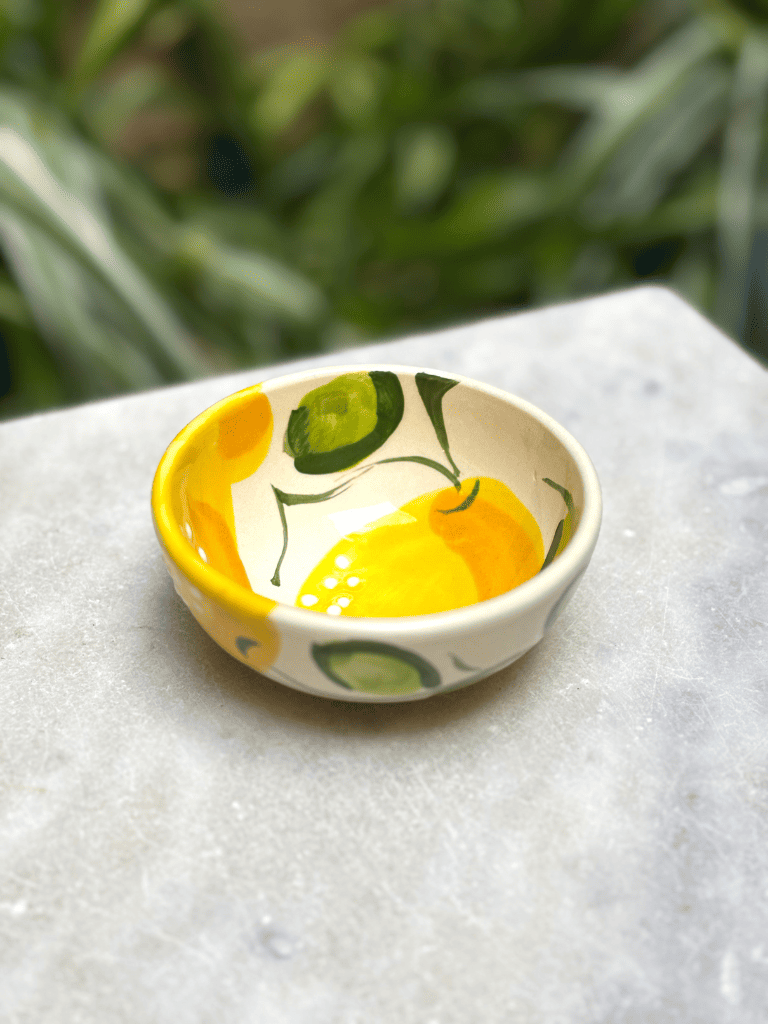 petit bol citron céramique